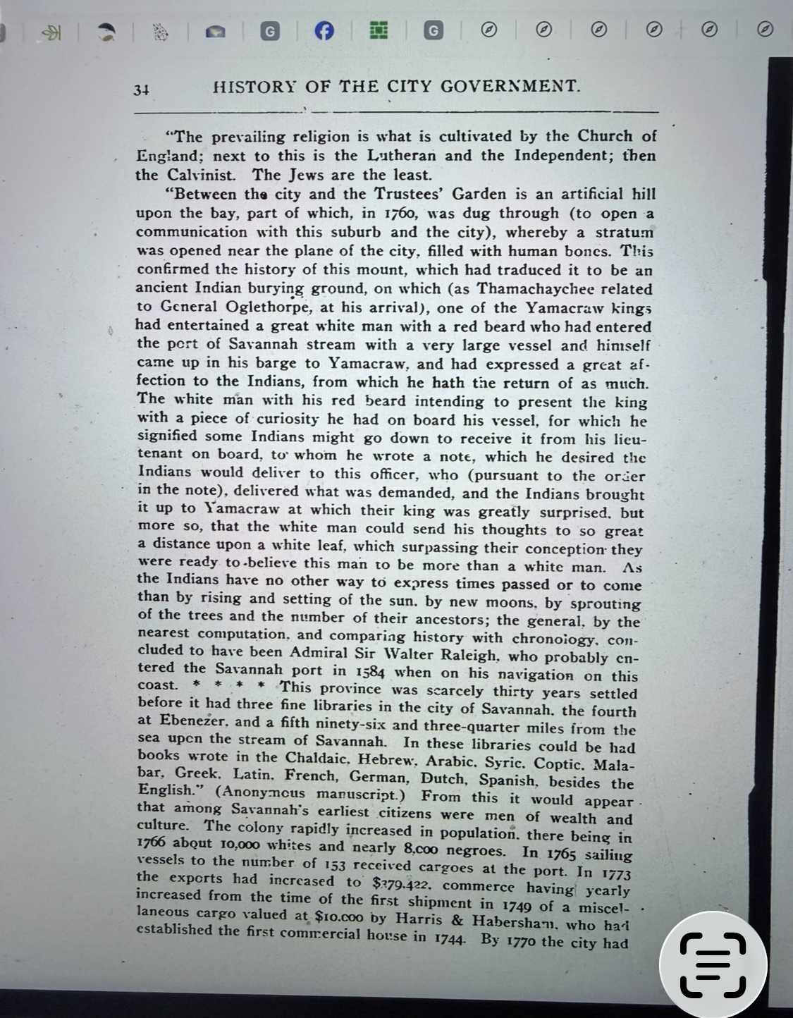 Primary source document